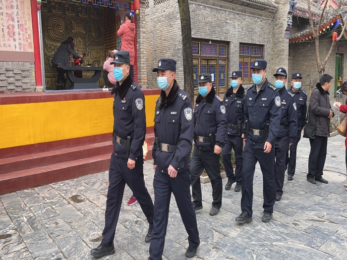公安临渭分局圆满完成2021年春节安保任务（组图）