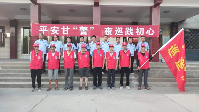 合陽公安扎實開展夏季大巡防不斷強化社會面治安管控。